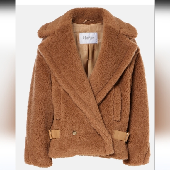 🌹Max Mara Teddy  Biker Jacket - Picture 12 of 13